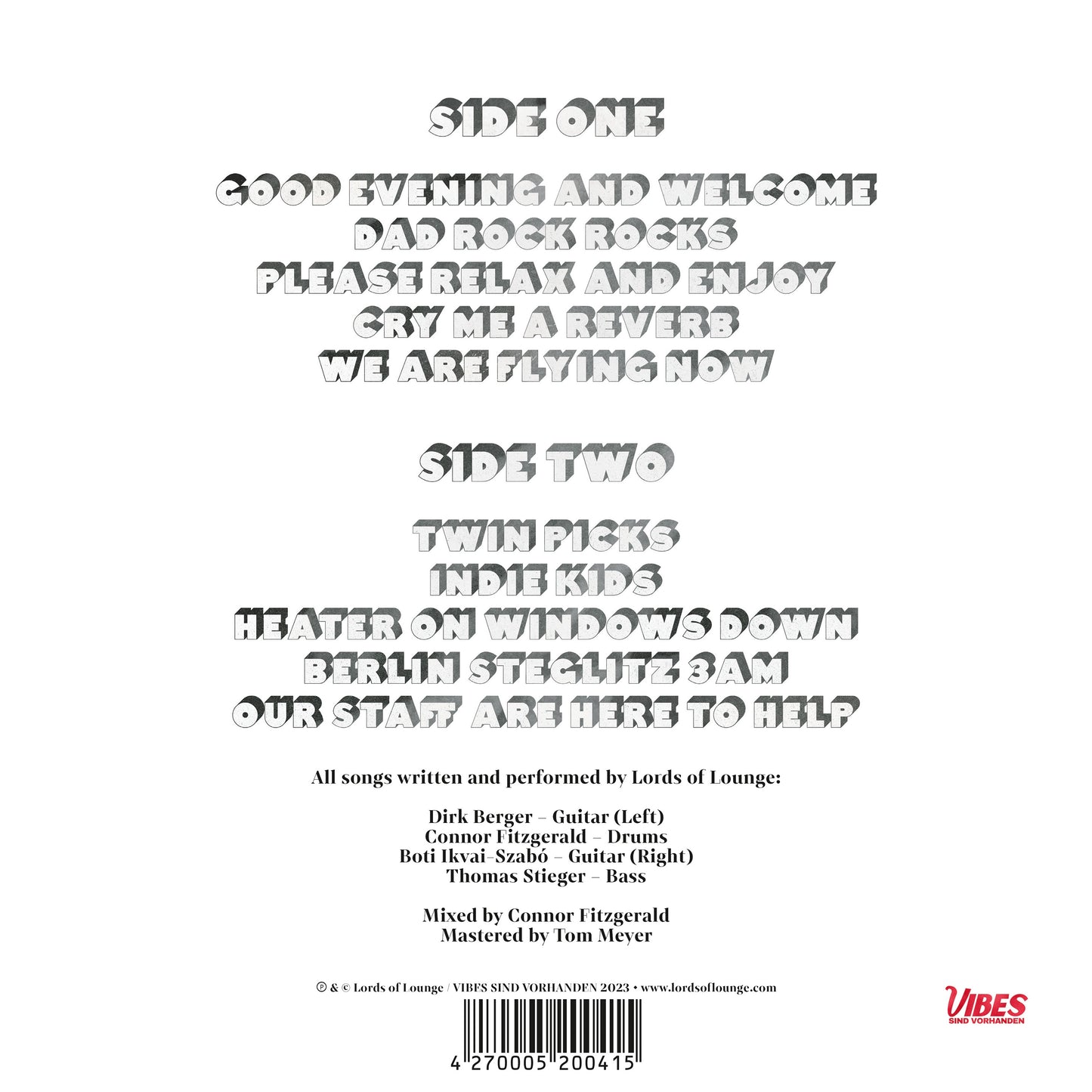 Lords Of Lounge - Lords Of Lounge (LP)